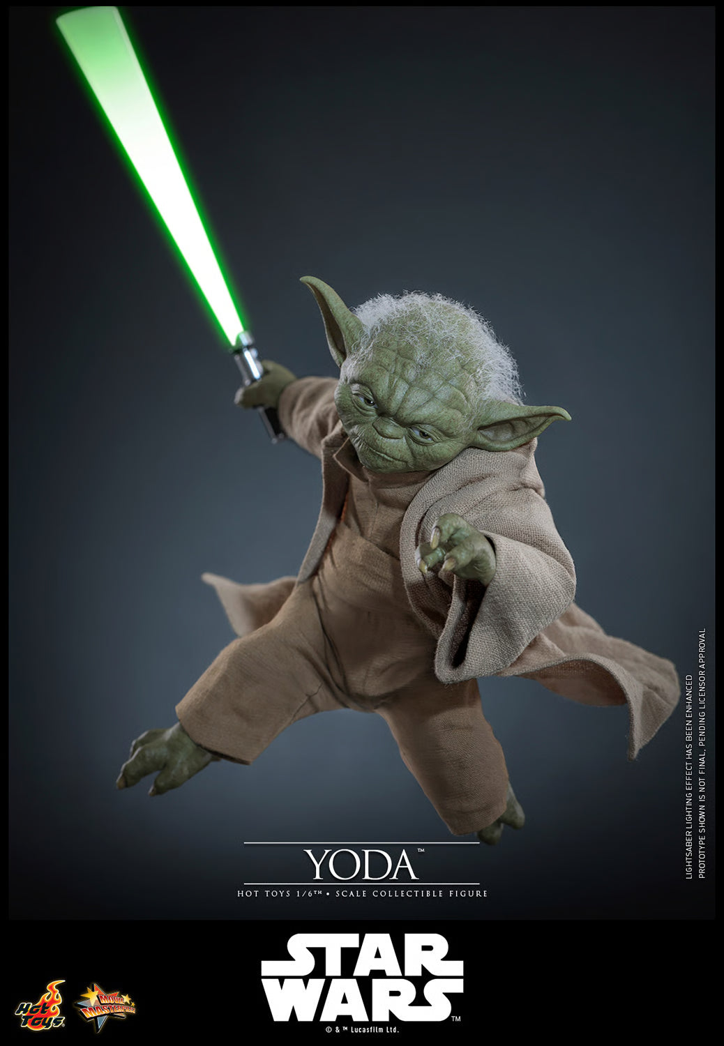 PRE-ORDER Hot Toys Star Wars Revenge of the Sith Yoda 1/6th Scale Figure