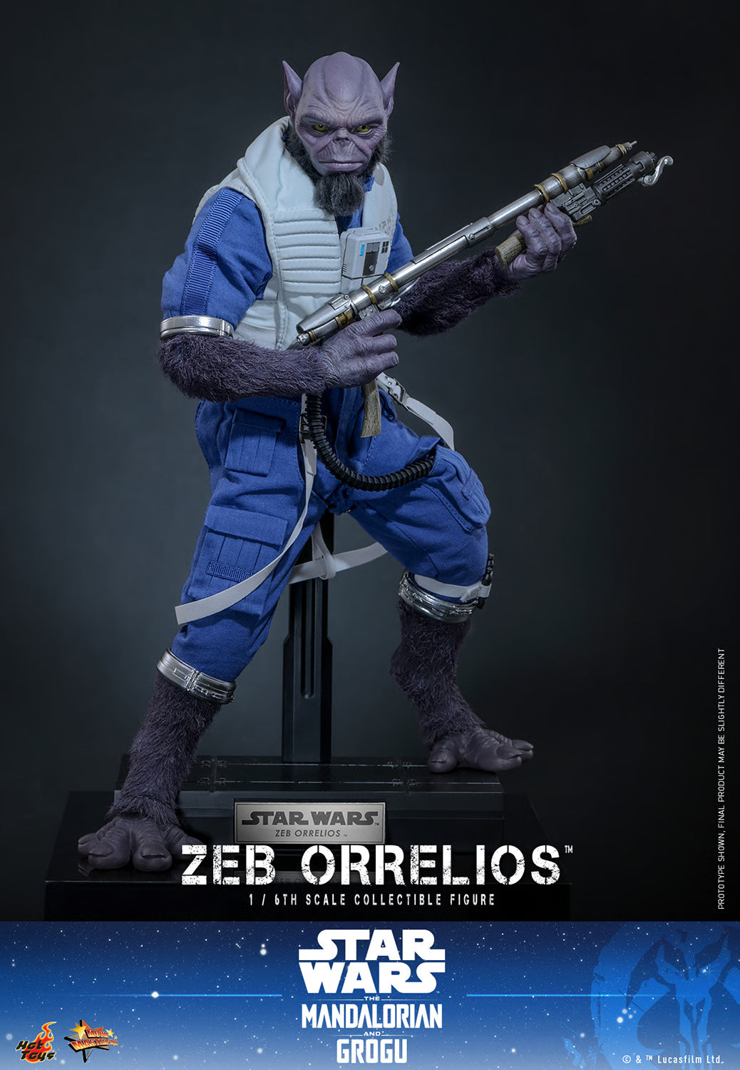 PRE-ORDER Hot Toys Star Wars The Mandalorian Zeb Orrelios 1/6th Figure