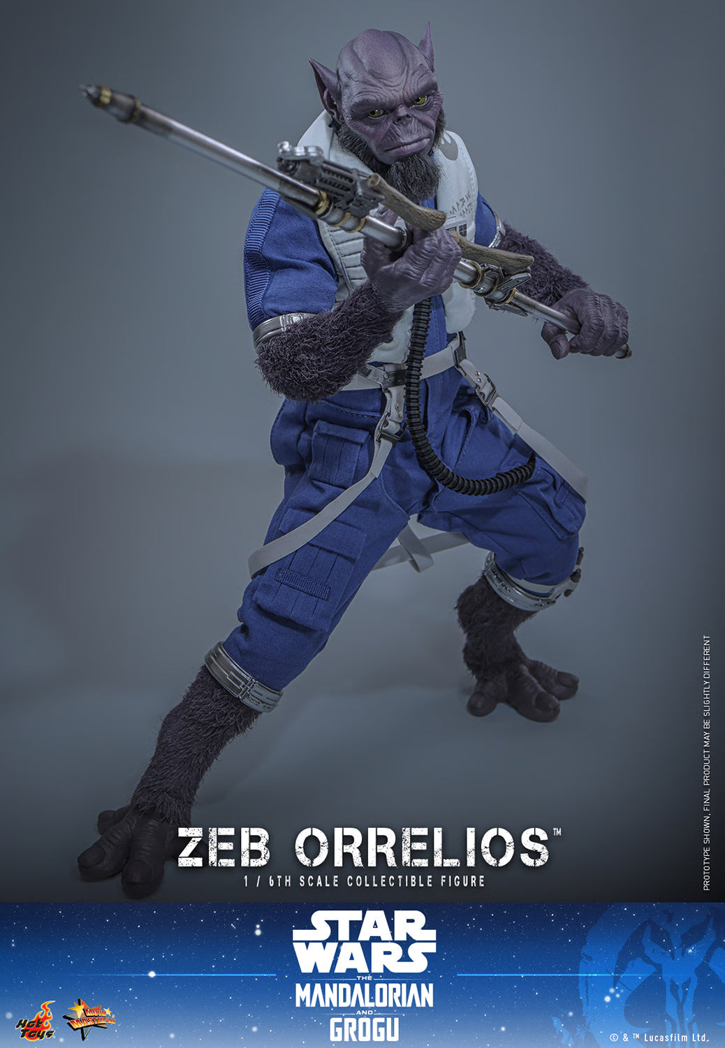 PRE-ORDER Hot Toys Star Wars The Mandalorian Zeb Orrelios 1/6th Figure