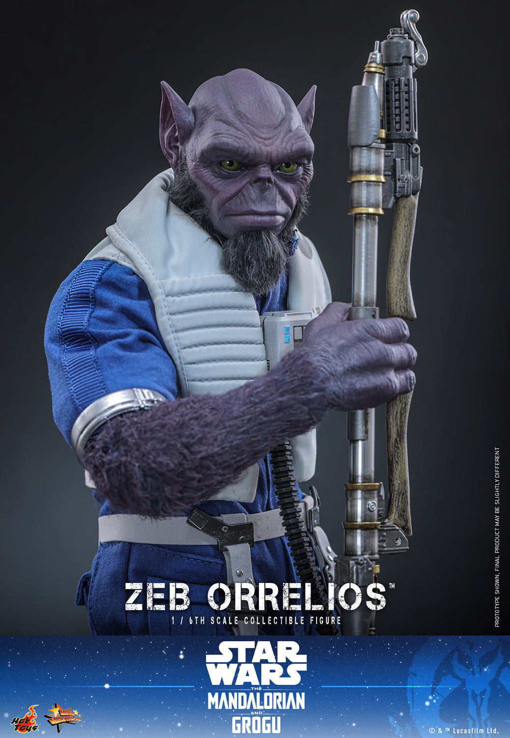 PRE-ORDER Hot Toys Star Wars The Mandalorian Zeb Orrelios 1/6th Figure
