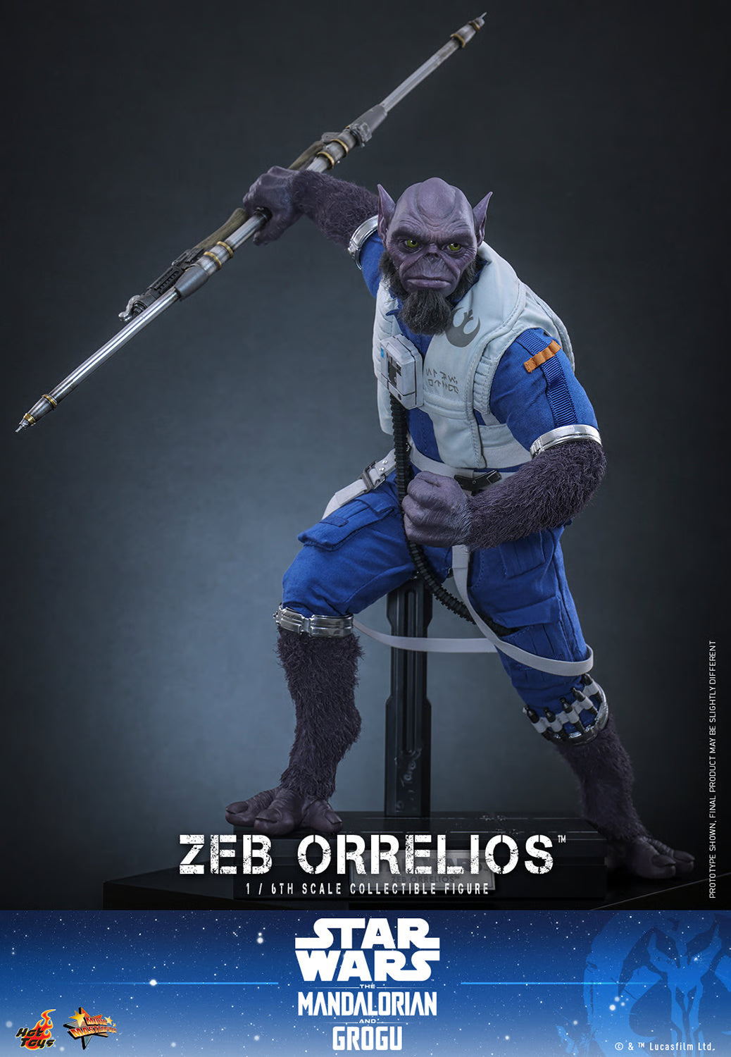PRE-ORDER Hot Toys Star Wars The Mandalorian Zeb Orrelios 1/6th Figure