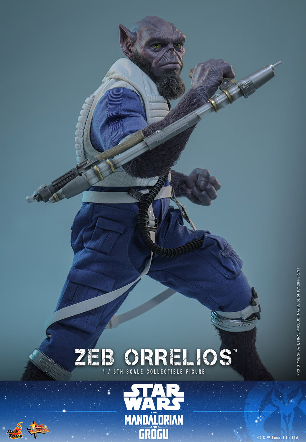 PRE-ORDER Hot Toys Star Wars The Mandalorian Zeb Orrelios 1/6th Figure