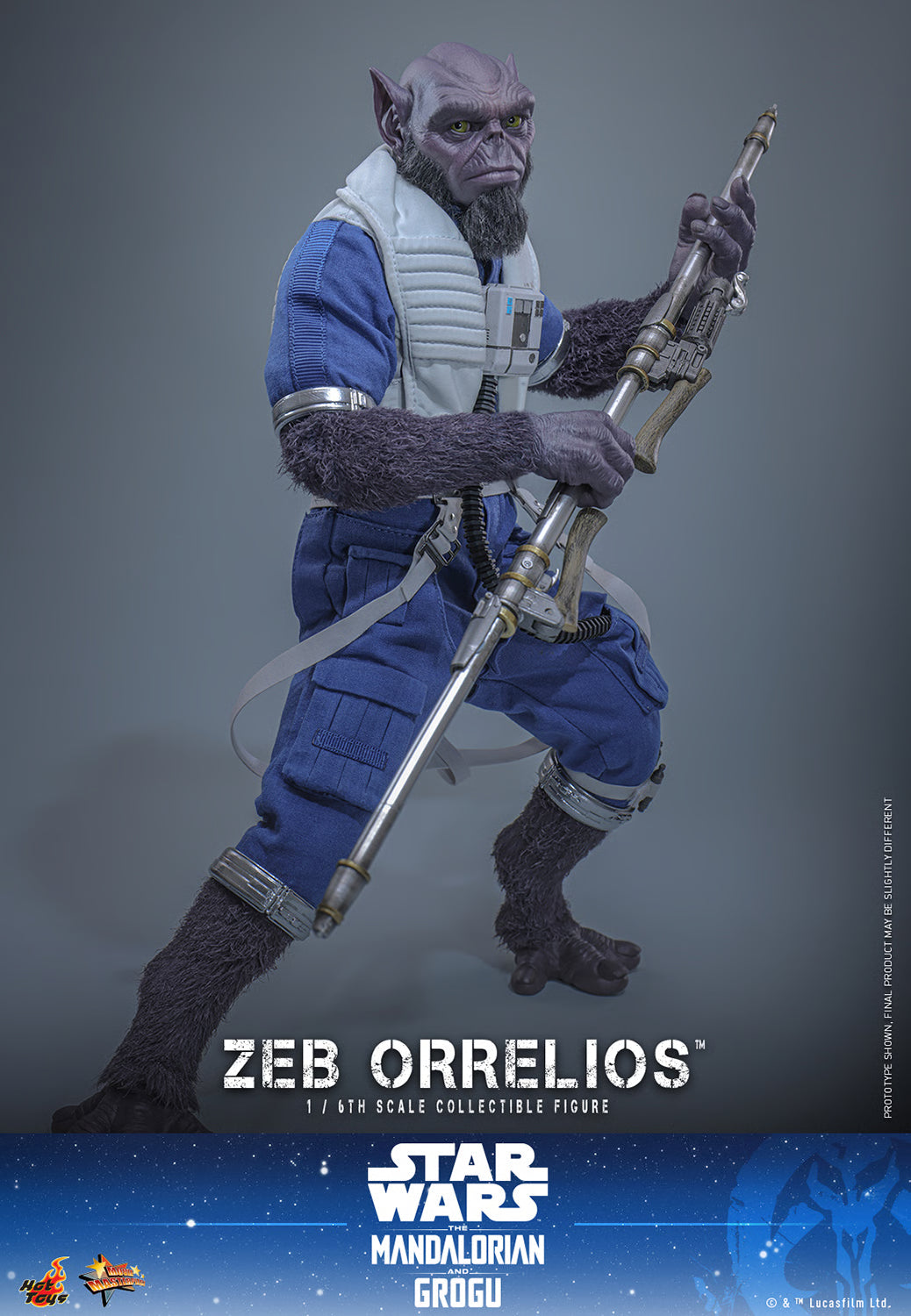 PRE-ORDER Hot Toys Star Wars The Mandalorian Zeb Orrelios 1/6th Figure