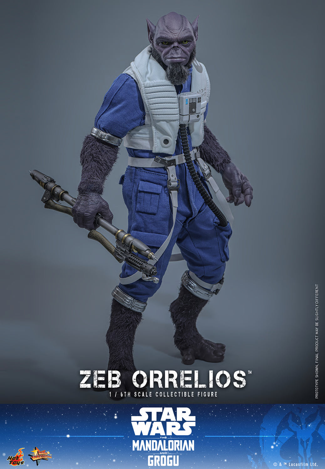 PRE-ORDER Hot Toys Star Wars The Mandalorian Zeb Orrelios 1/6th Figure