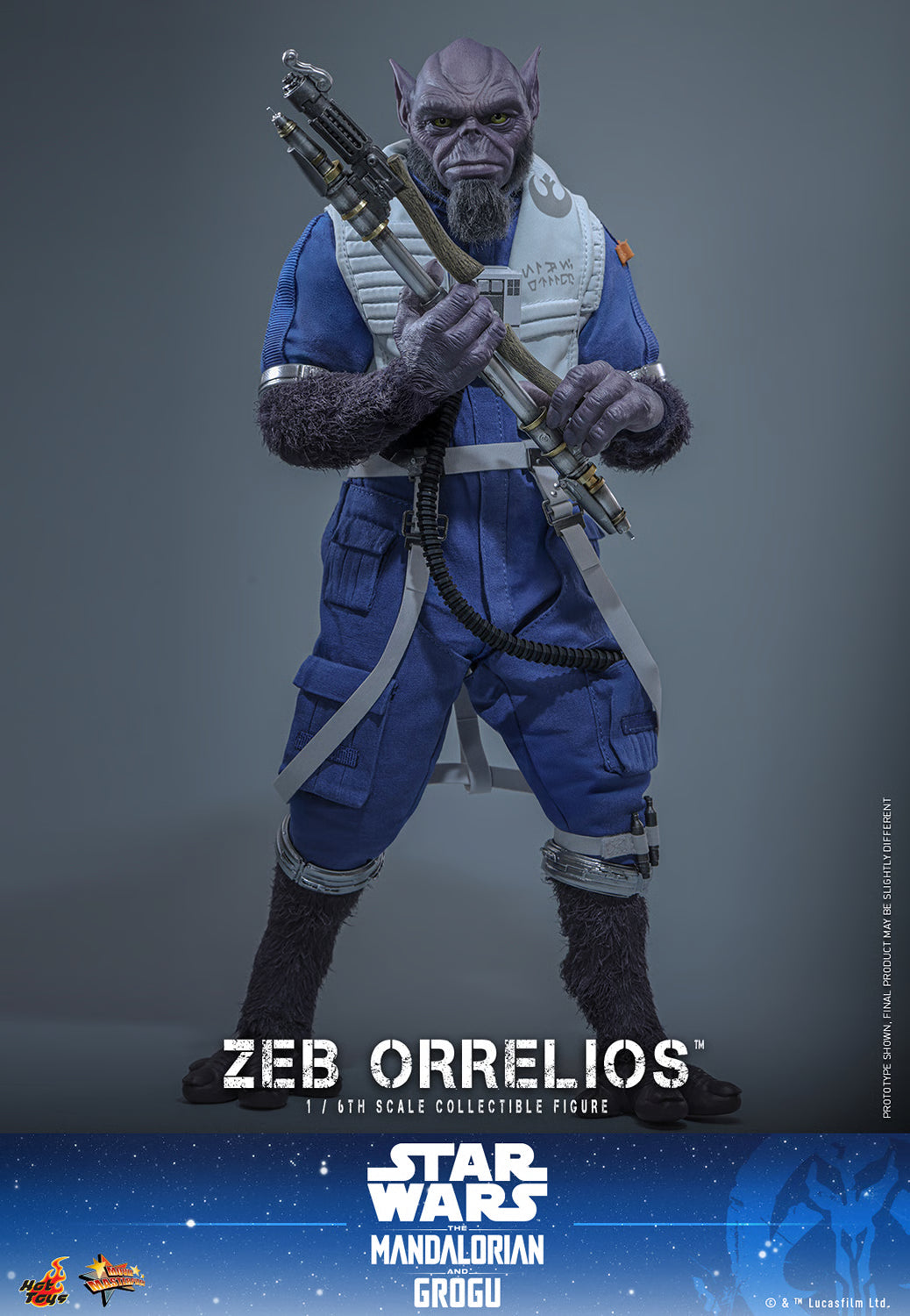 PRE-ORDER Hot Toys Star Wars The Mandalorian Zeb Orrelios 1/6th Figure