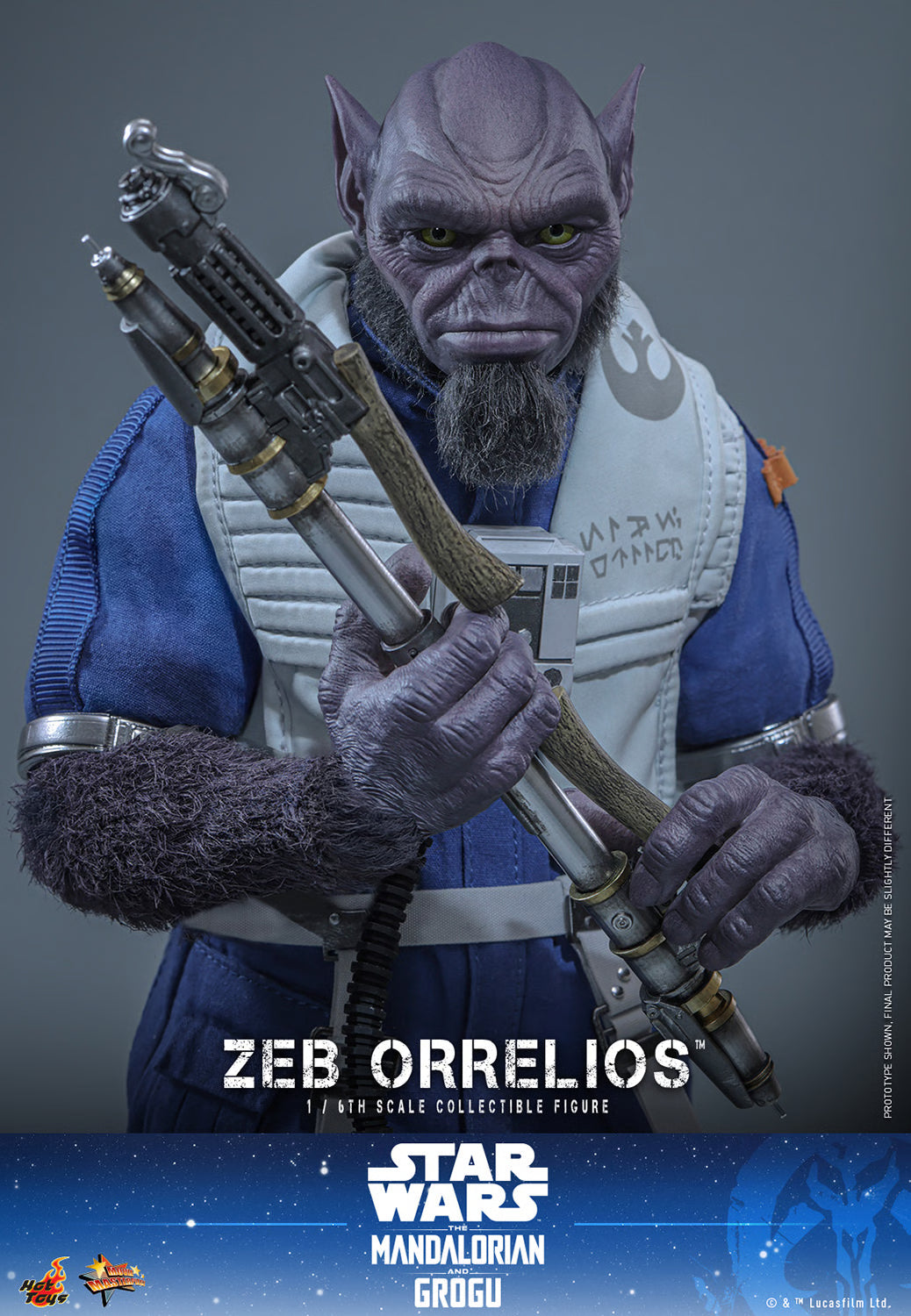 PRE-ORDER Hot Toys Star Wars The Mandalorian Zeb Orrelios 1/6th Figure