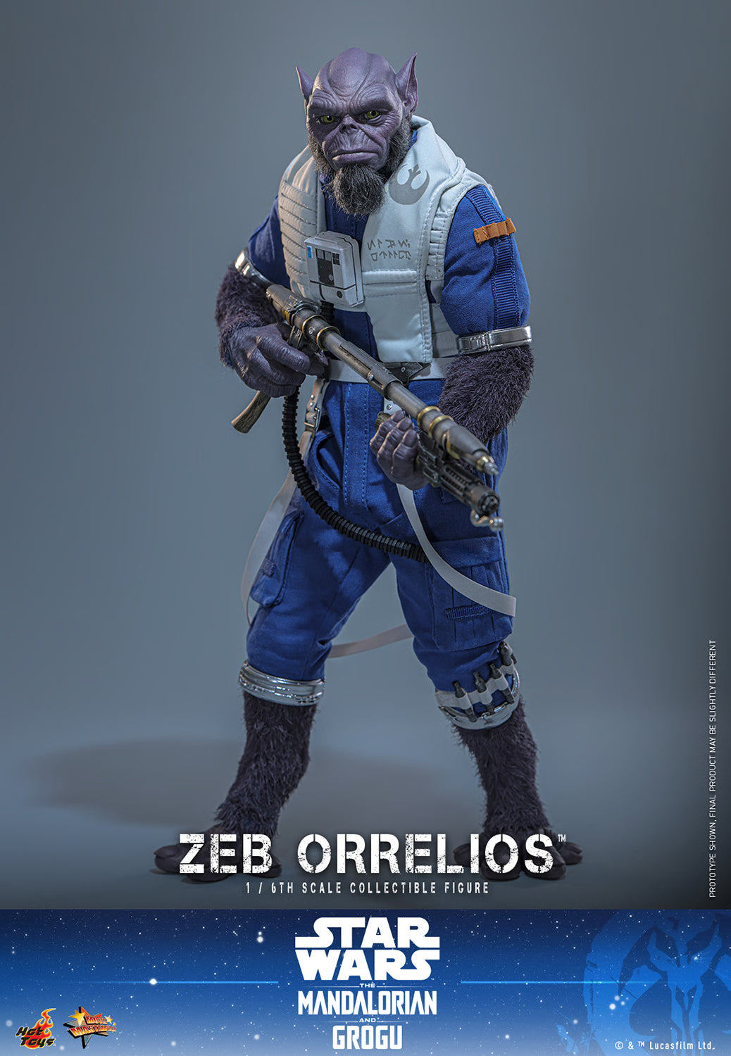 PRE-ORDER Hot Toys Star Wars The Mandalorian Zeb Orrelios 1/6th Figure