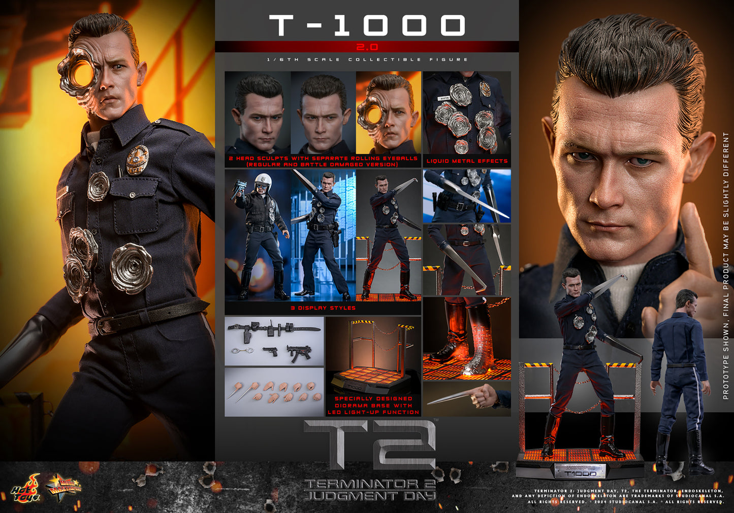 PRE-ORDER T-1000 (2.0) Hot Toys