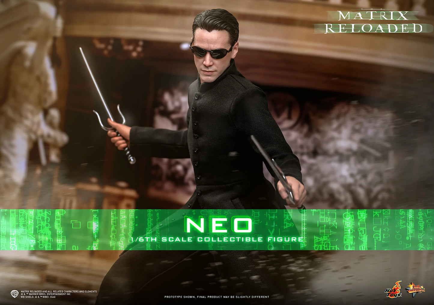 PRE-ORDER Hot Toys The Matrix Reloaded Neo Sixth Scale Figure
