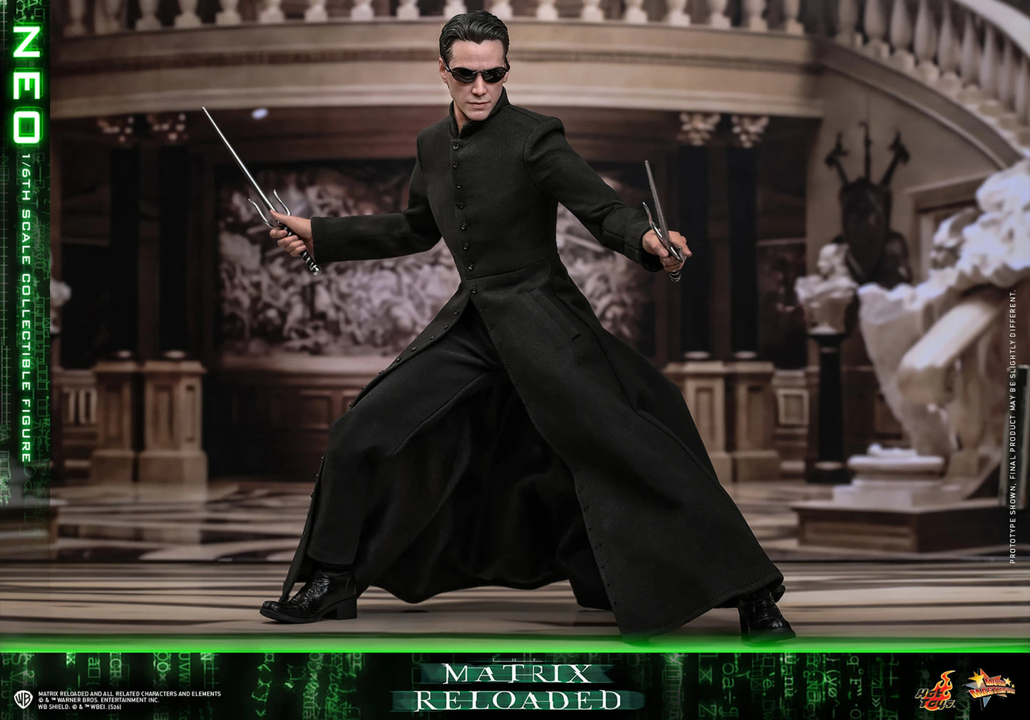 PRE-ORDER Hot Toys The Matrix Reloaded Neo Sixth Scale Figure