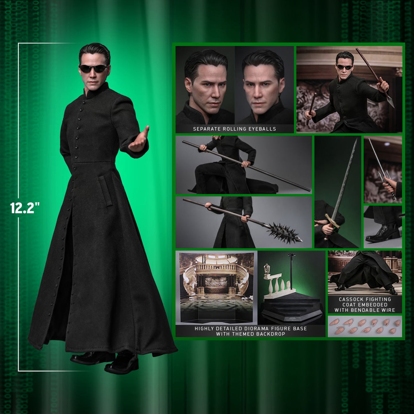 PRE-ORDER Hot Toys The Matrix Reloaded Neo Sixth Scale Figure
