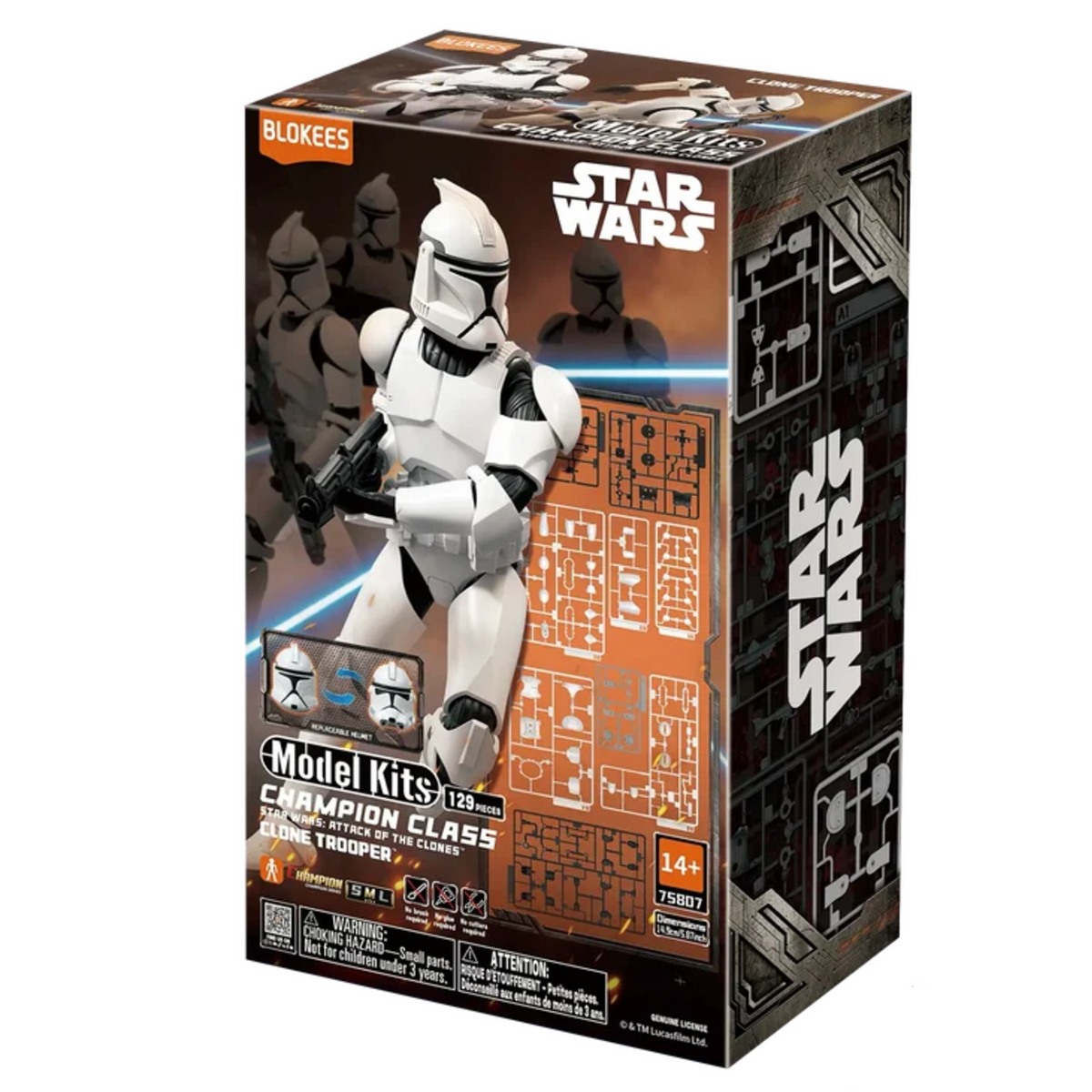 Blokees | STAR WARS: ATTACK OF THE CLONES CHAMPION CLASS 07 CLONE TROOPER MODEL KIT