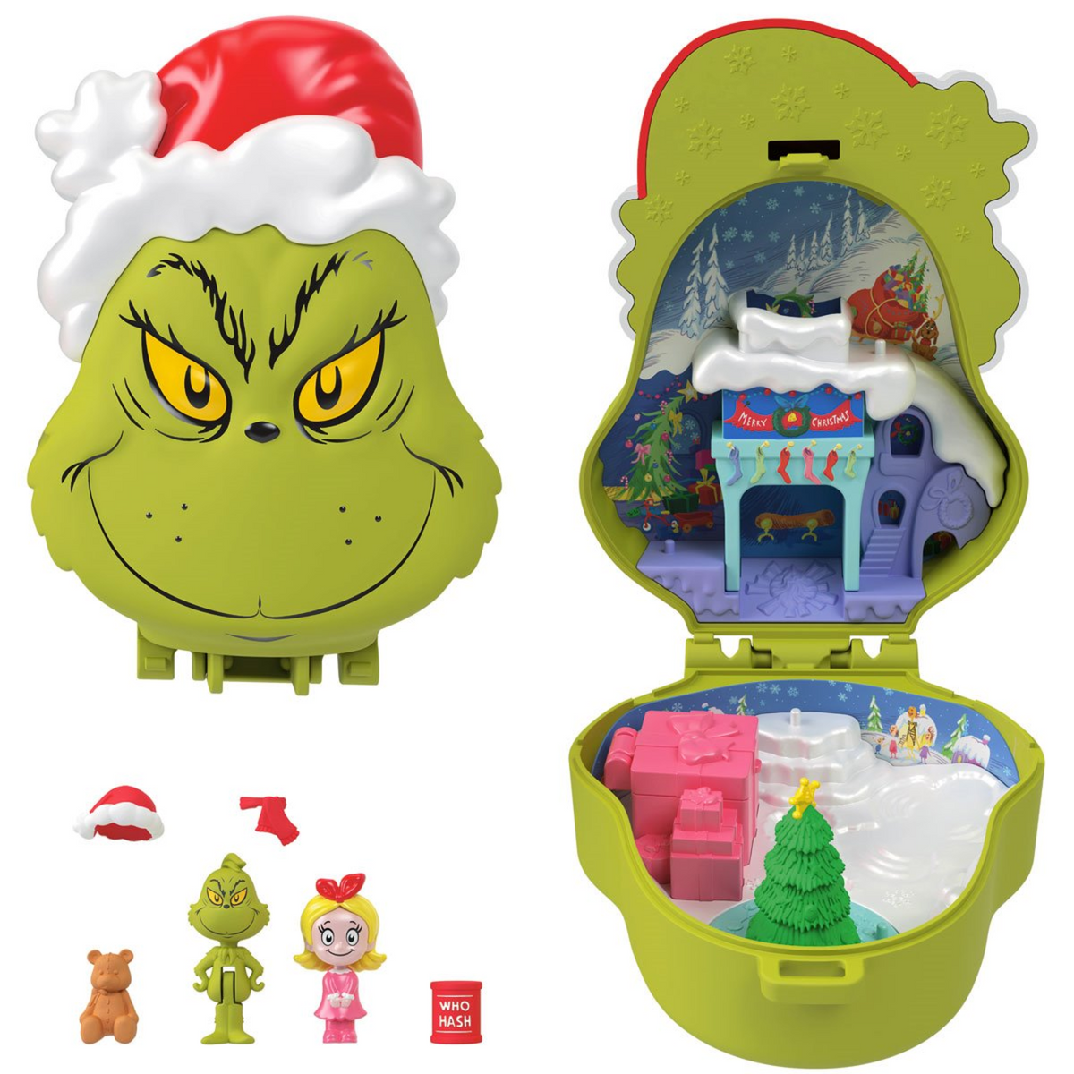 PRE-ORDER Dr. Seuss The Grinch Polly Pocket Compact Playset