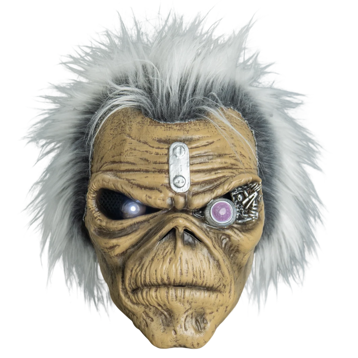 Iron Maiden - The Clairvoyant Deluxe Injection Mask with Light Up Eye
