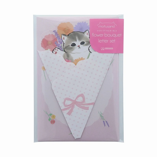 FLOWER BOUQUET LETTER SET PK "Mofusand" Sun Star Letter