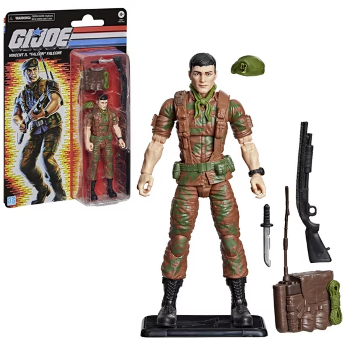 G.I. Joe Classified Series Retro Cardback Vincent R. "Falcon" Falcone 6 inch Action Figure