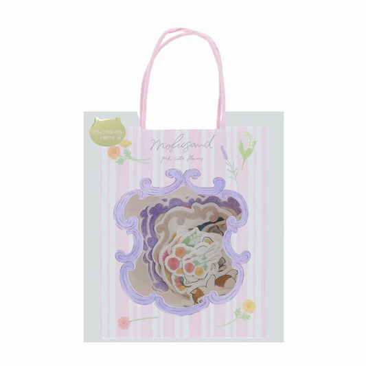 STICKER SET IN PAPER BAG B "Mofusand" Sun Star Sticker