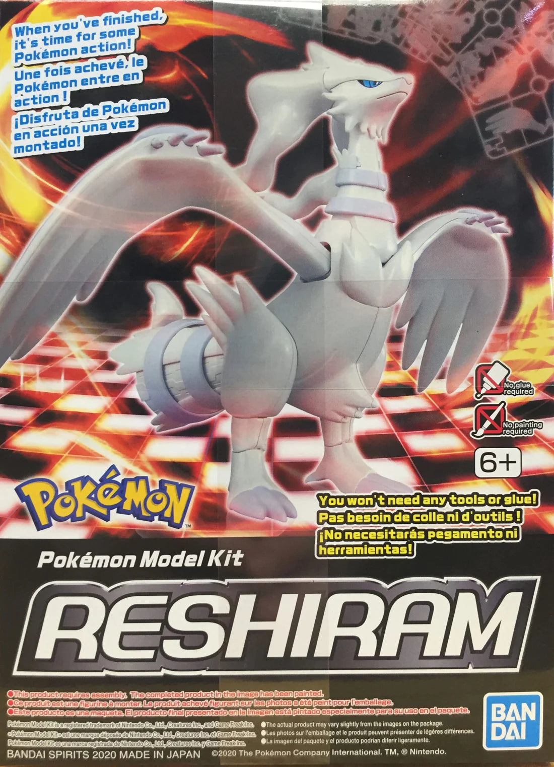 Bandai Hobby Pokemon Model Kit Reshiram