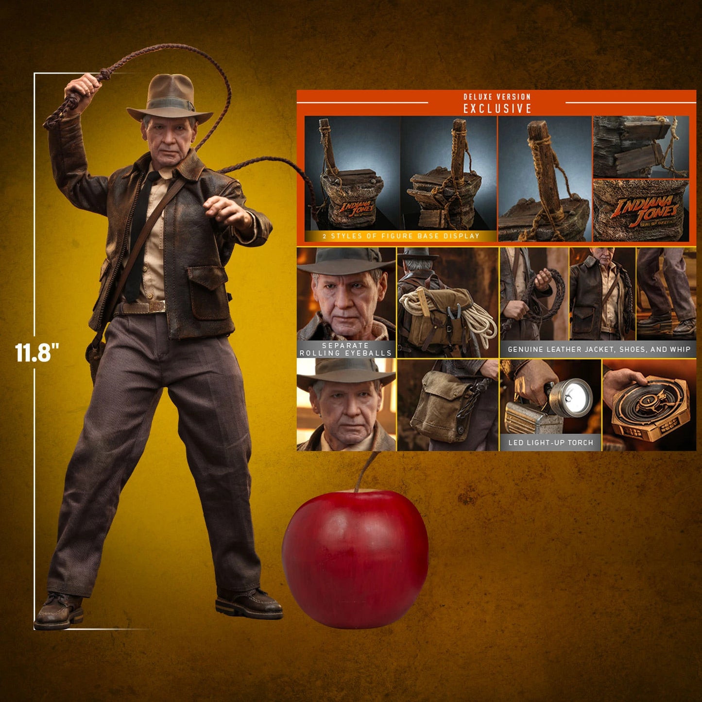 PRE-ORDER INDIANA JONES (DELUXE VERSION) Sixth Scale Figure by Hot Toys