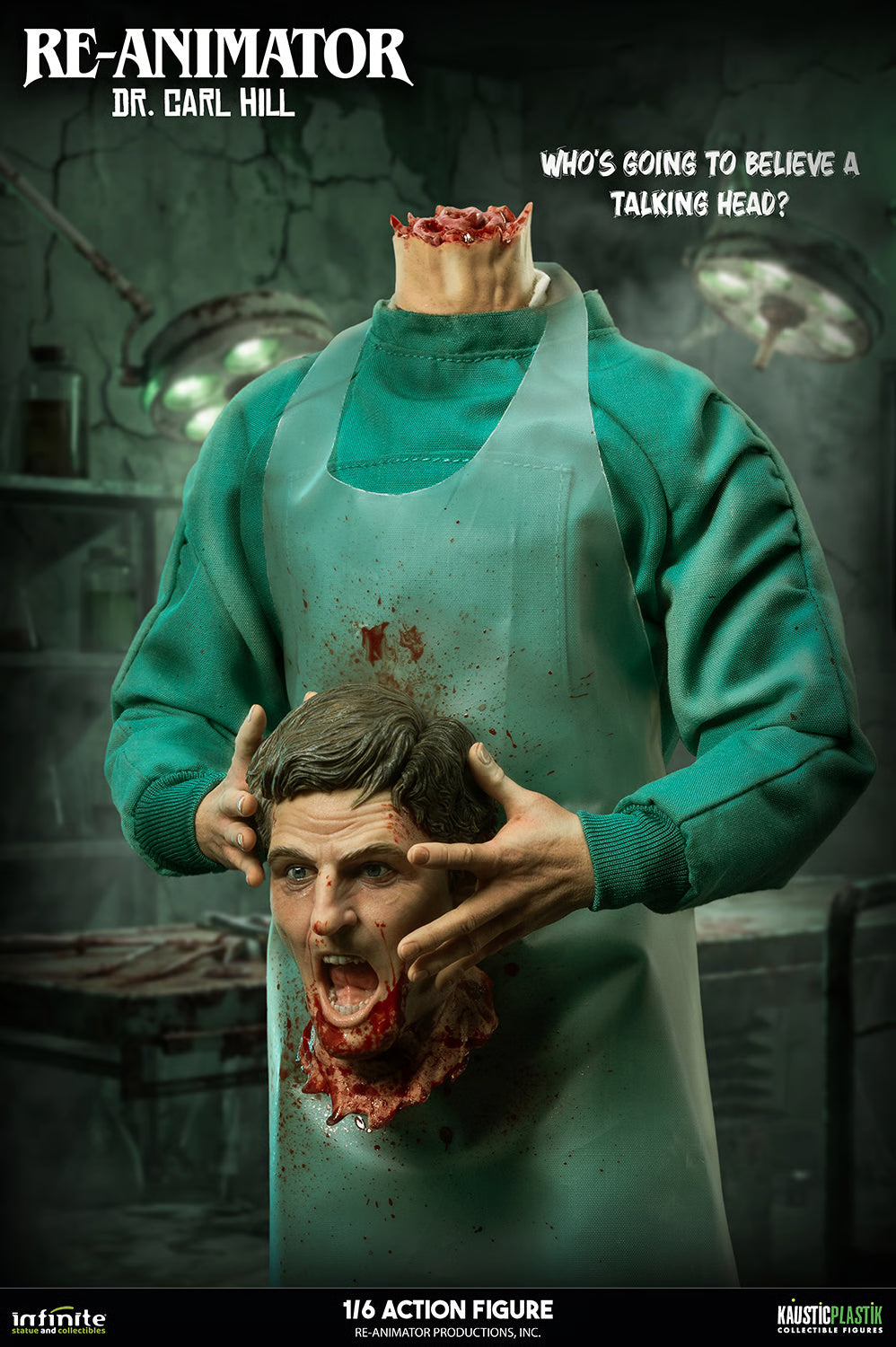 PRE-ORDER Doctor Carl Hill Sixth Scale Figure - Re-Animator