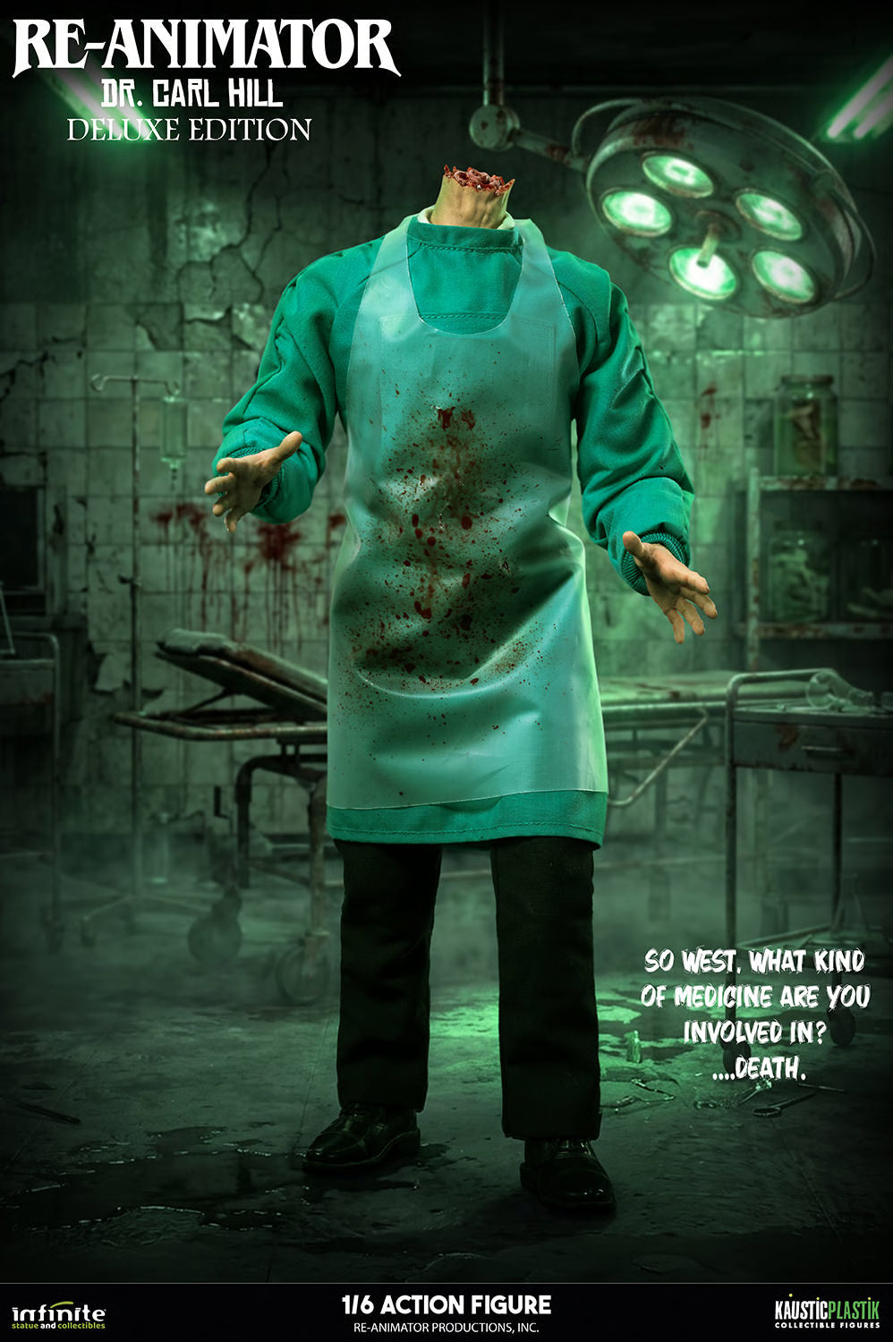 PRE-ORDER Doctor Carl Hill Sixth Scale Figure - Re-Animator