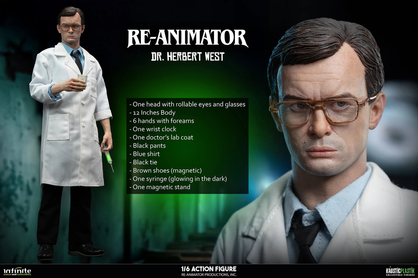 PRE-ORDER Doctor Herbert West Sixth Scale Figure