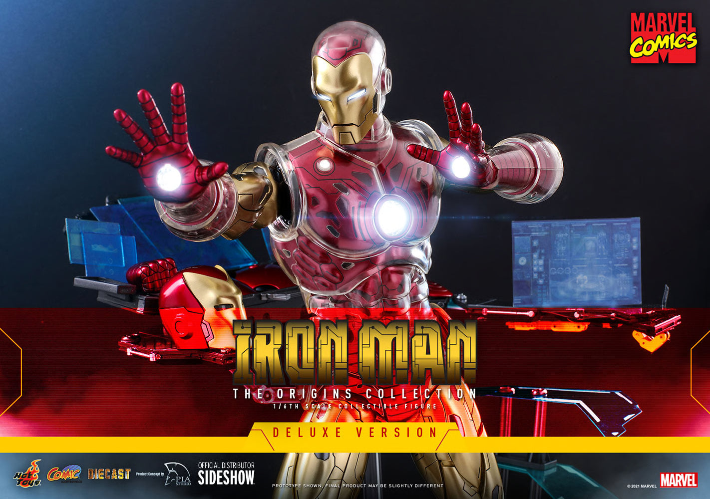 Hot Toys Marvel Iron Man (Deluxe) 1/6th Scale Figure