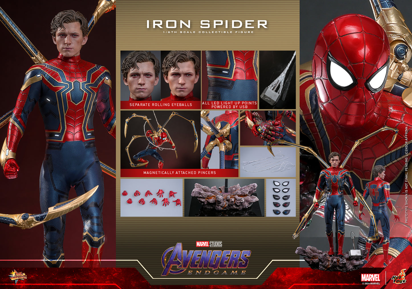 PRE-ORDER Iron Spider Sixth Scale Figure Hot Toys