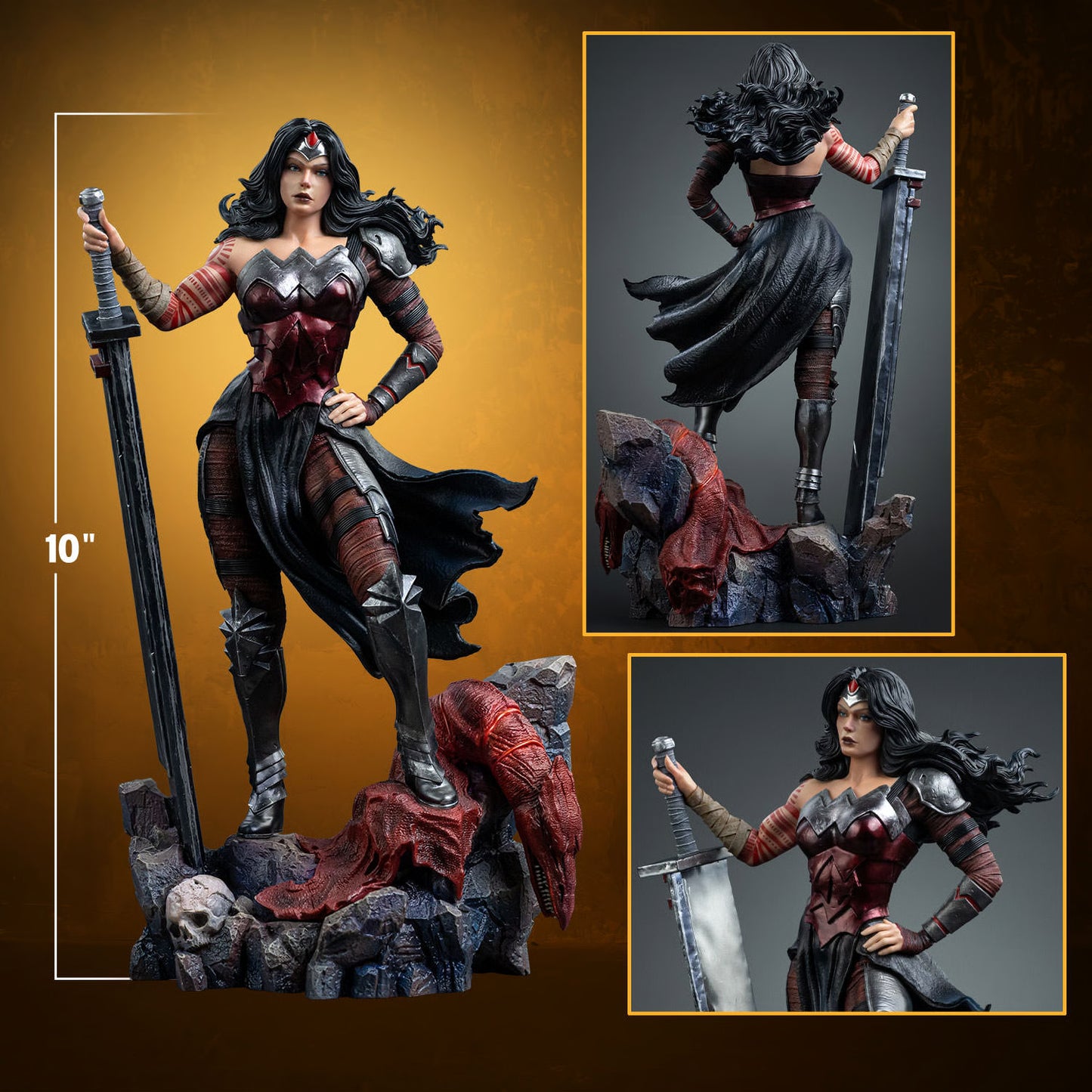 PRE-ORDER Iron Studios DC Wonder Woman Absolute 1/10th Art Scale Statue