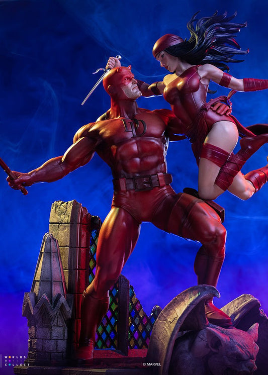 PRE-ORDER Iron Studios Marvel Comic Daredevil & Elektra 1/6th Scale Statue