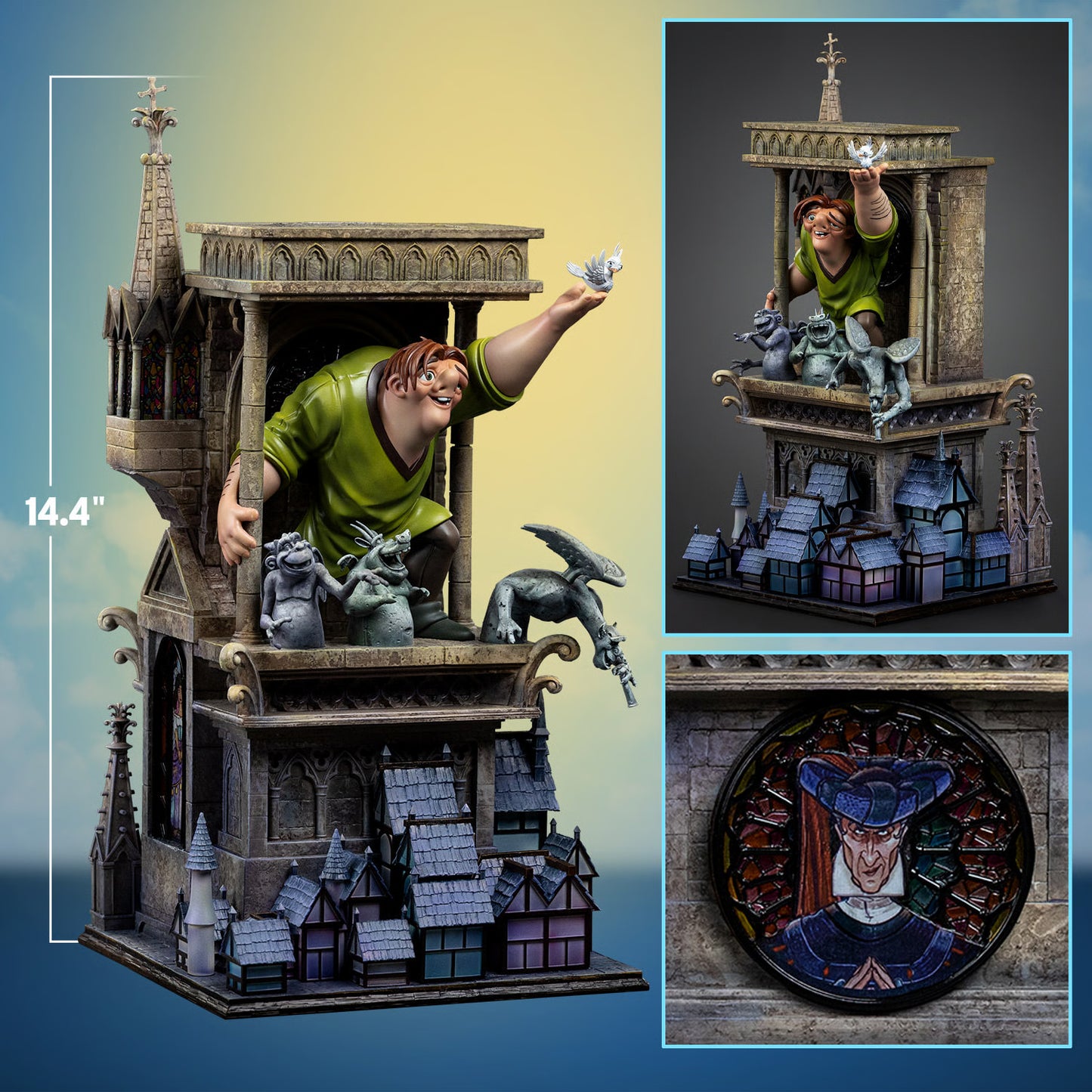 PRE-ORDER Iron Studios Disney The Hunchback of Notre-Dame Quasimodo 1/10 Art Scale Statue