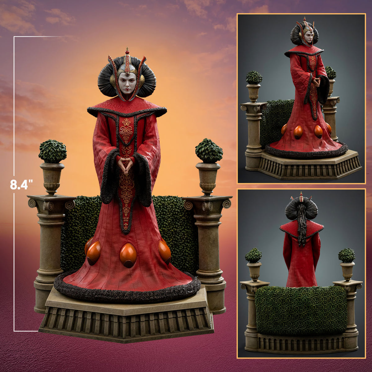 PRE-ORDER Star Wars Iron Studios Queen Amidala 1/10 Art Scale Statue