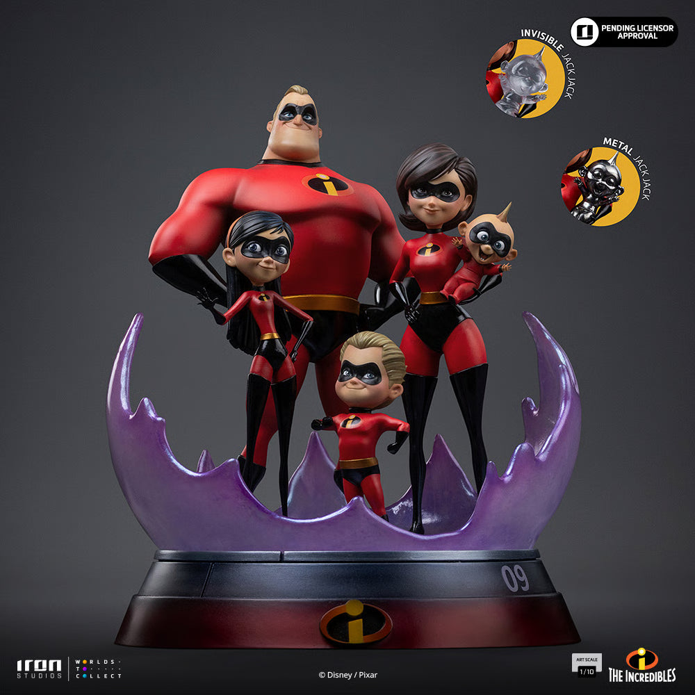 PRE-ORDER Iron Studios Disney The Incredibles Art Scale 1:10 Diorama