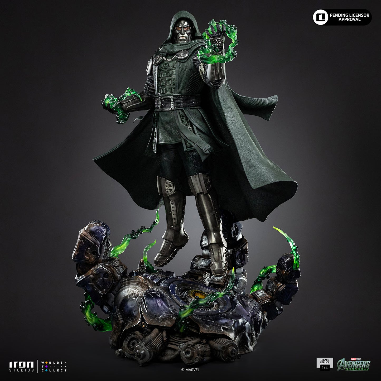 PRE-ORDER Iron Studios Marvel Avengers Doomsday Doctor Doom Quarter Scale Statue