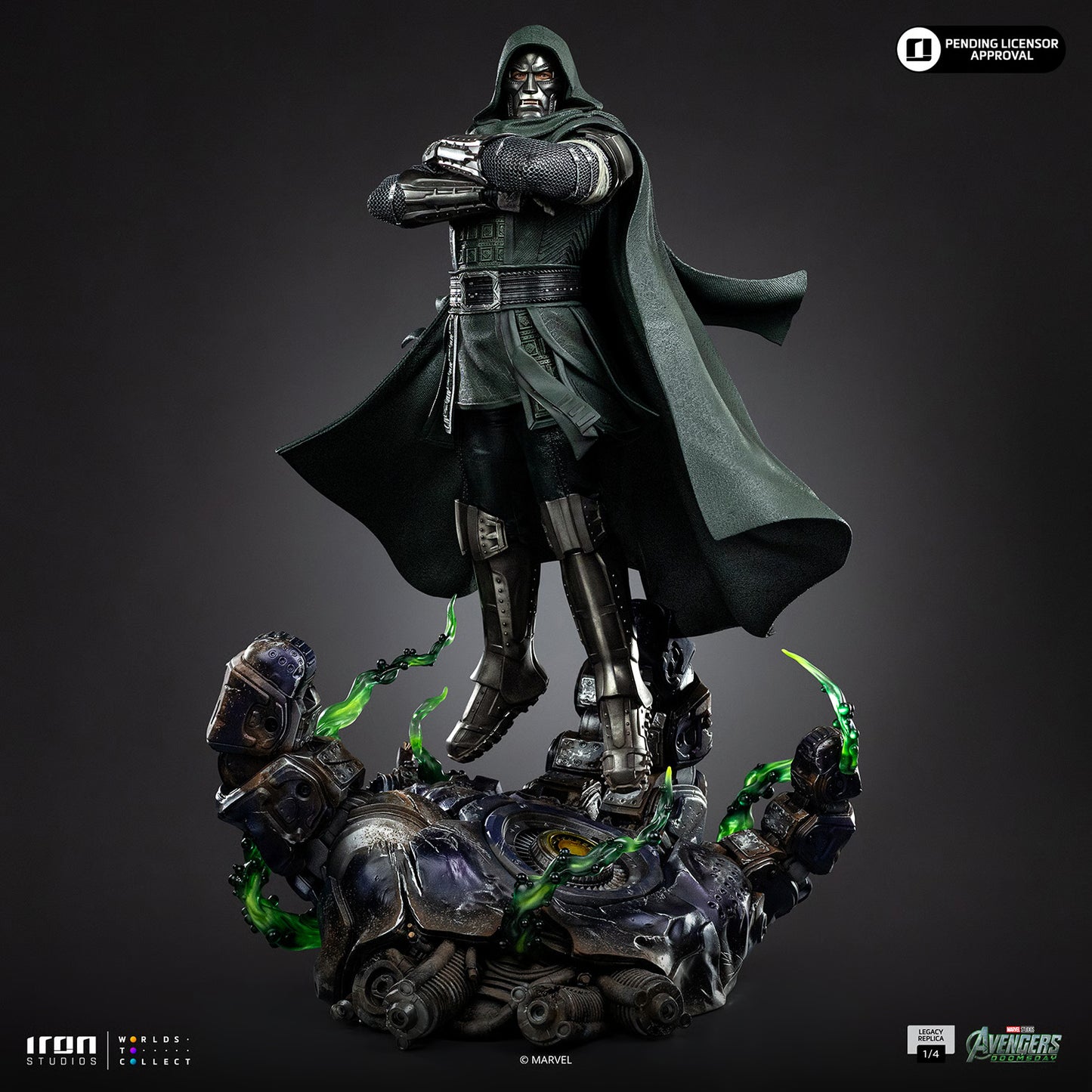 PRE-ORDER Iron Studios Marvel Avengers Doomsday Doctor Doom Quarter Scale Statue