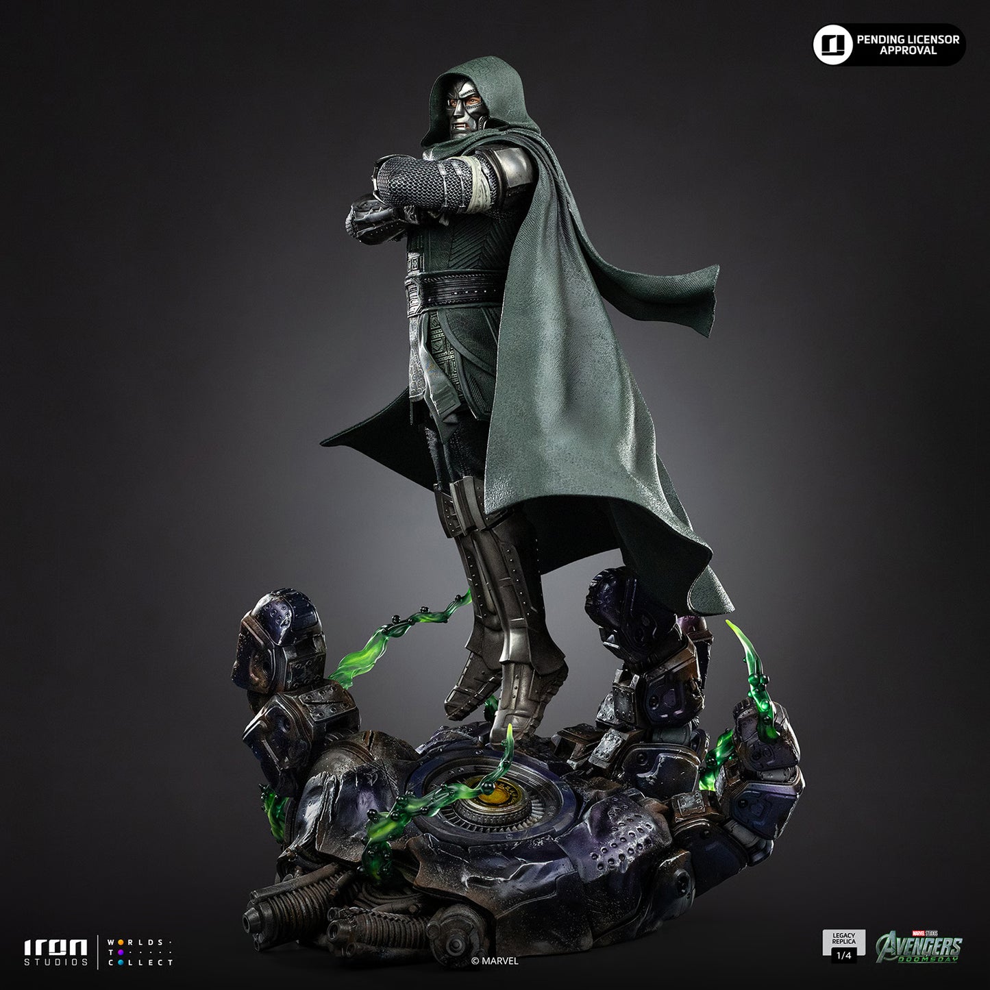 PRE-ORDER Iron Studios Marvel Avengers Doomsday Doctor Doom Quarter Scale Statue