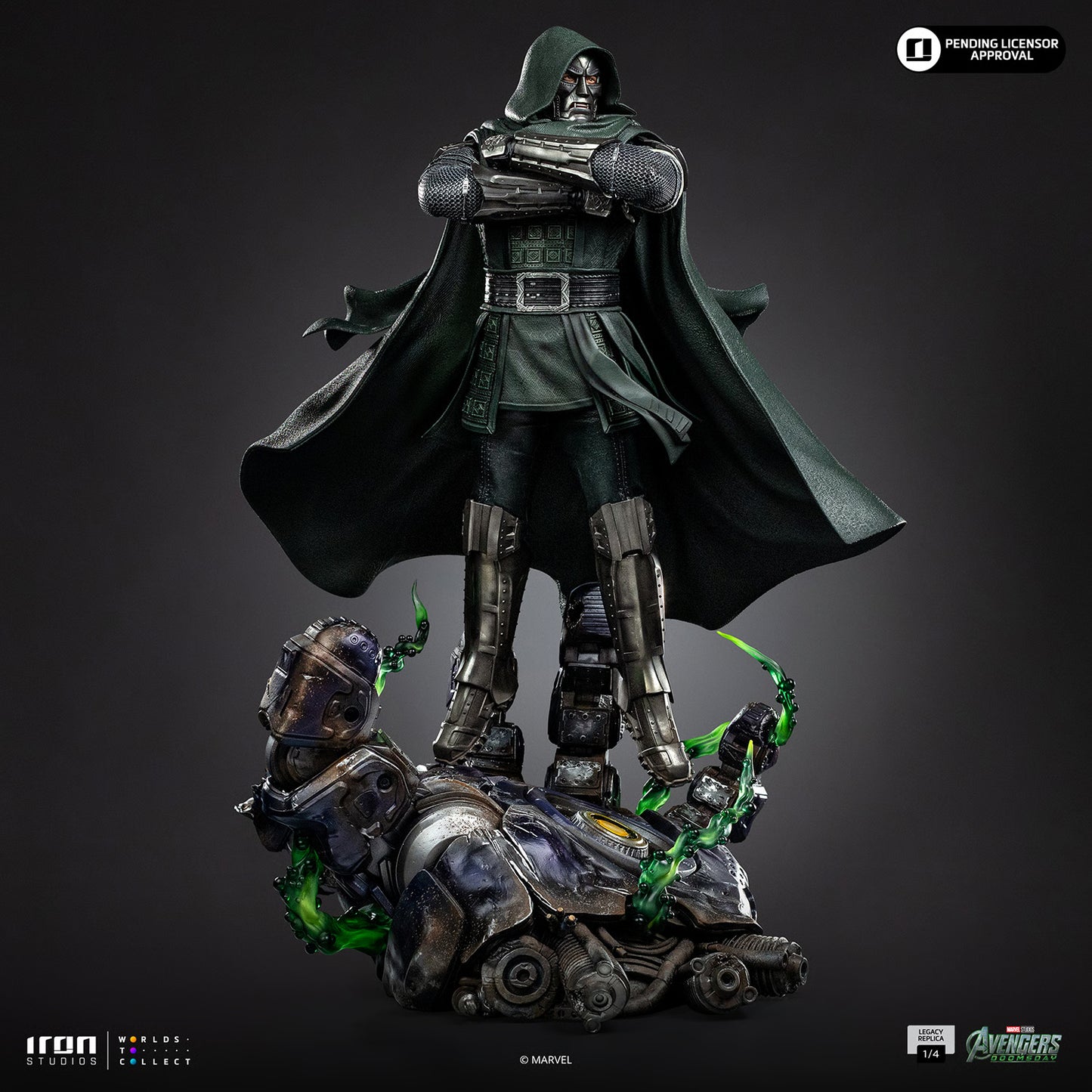 PRE-ORDER Iron Studios Marvel Avengers Doomsday Doctor Doom Quarter Scale Statue