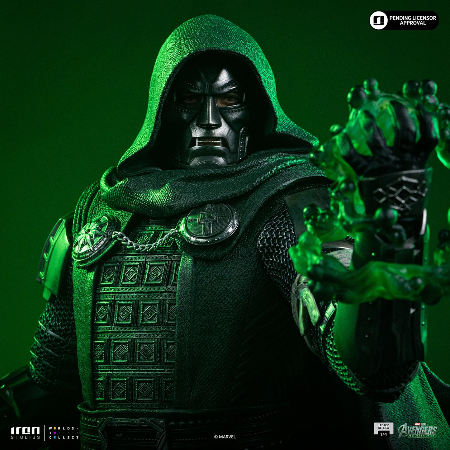 PRE-ORDER Iron Studios Marvel Avengers Doomsday Doctor Doom Quarter Scale Statue