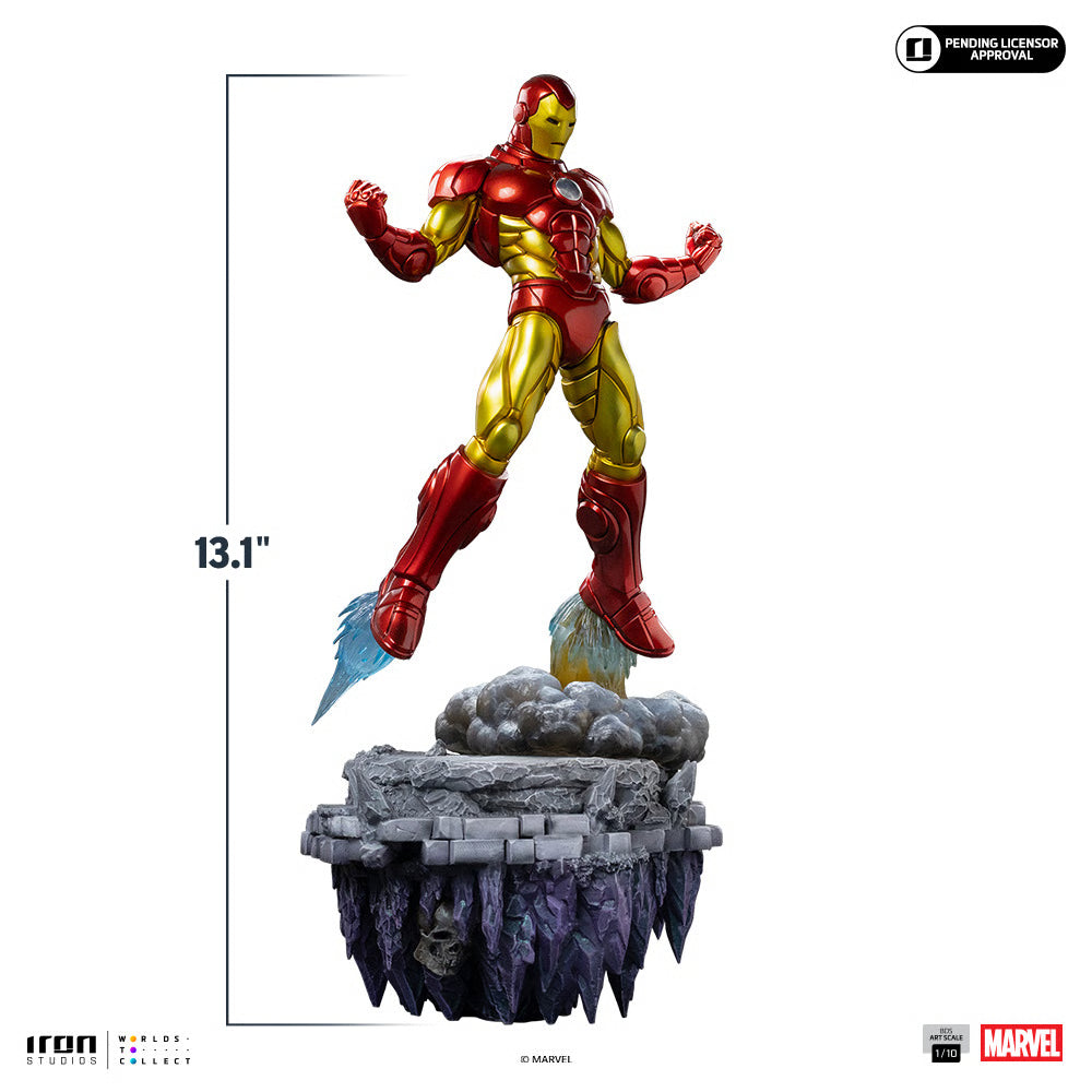 PRE-ORDER Iron Studios Marvel Comic Iron Man 1/10 Scale Statue