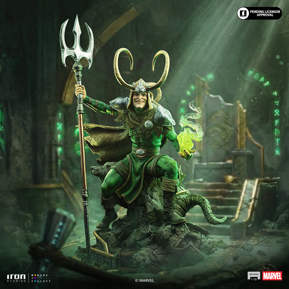 PRE-ORDER Iron Studios Marvel Comics Loki Laufeyson Art Scale 1:10 St