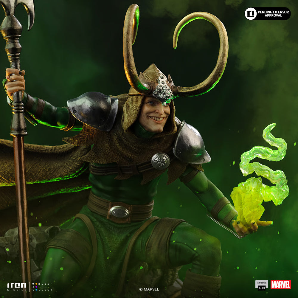 PRE-ORDER Iron Studios Marvel Comics Loki Laufeyson Art Scale 1:10 St