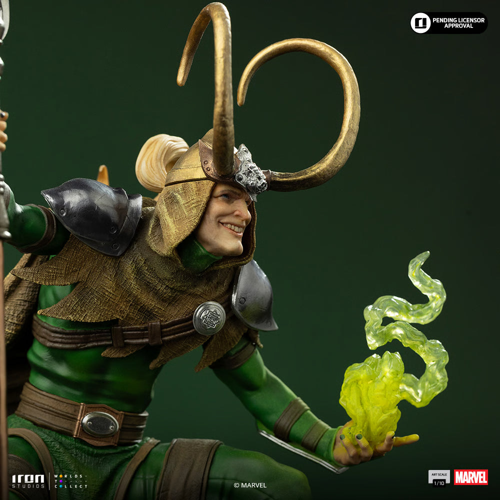 PRE-ORDER Iron Studios Marvel Comics Loki Laufeyson Art Scale 1:10 St