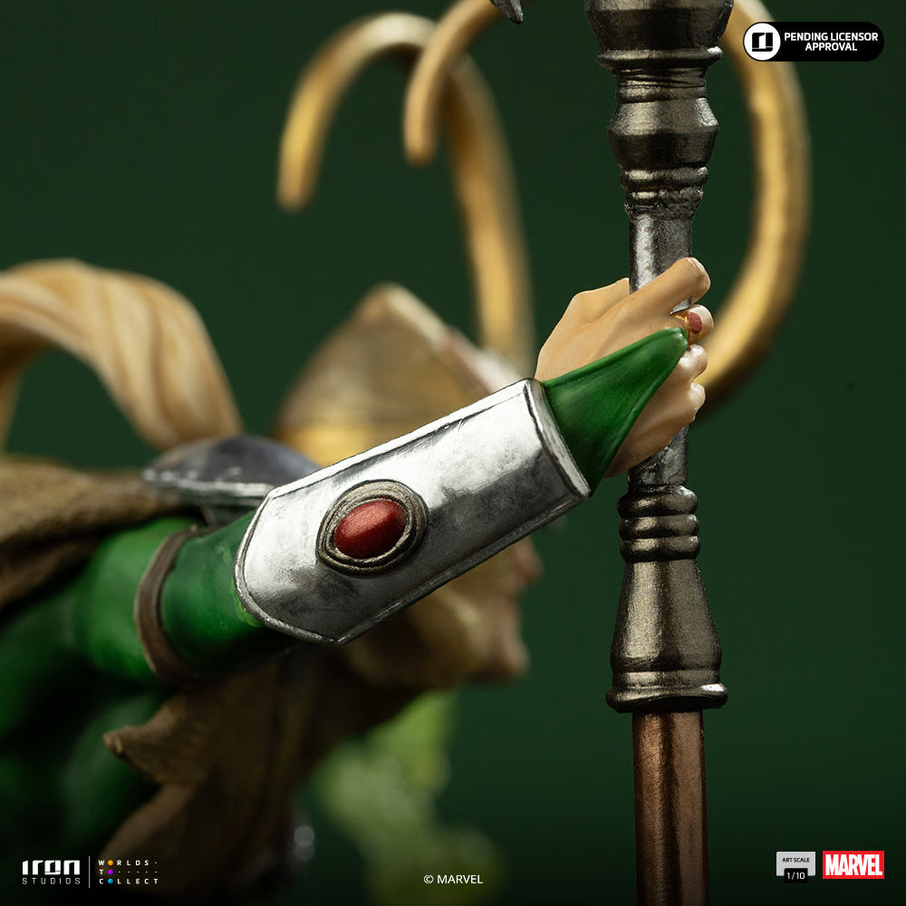 PRE-ORDER Iron Studios Marvel Comics Loki Laufeyson Art Scale 1:10 St