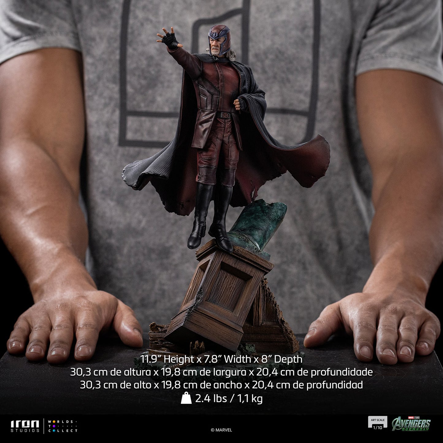 PRE-ORDER Iron Studios Avengers Doomsday Magneto 1/10th Scale Statue