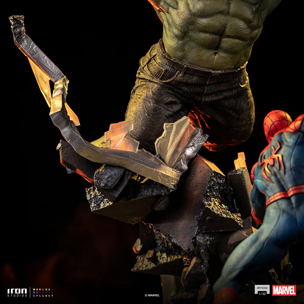 PRE-ORDER Iron Studios Spider-Man Brand New Day Spider-Man & Hulk 1/10 Art Scale Statue