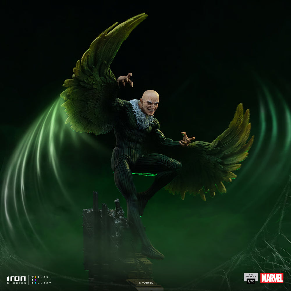 PRE-ORDER  Iron Studios Marvel Comics Vulture Battle Diorama Series Art Scale 1/10th Statue