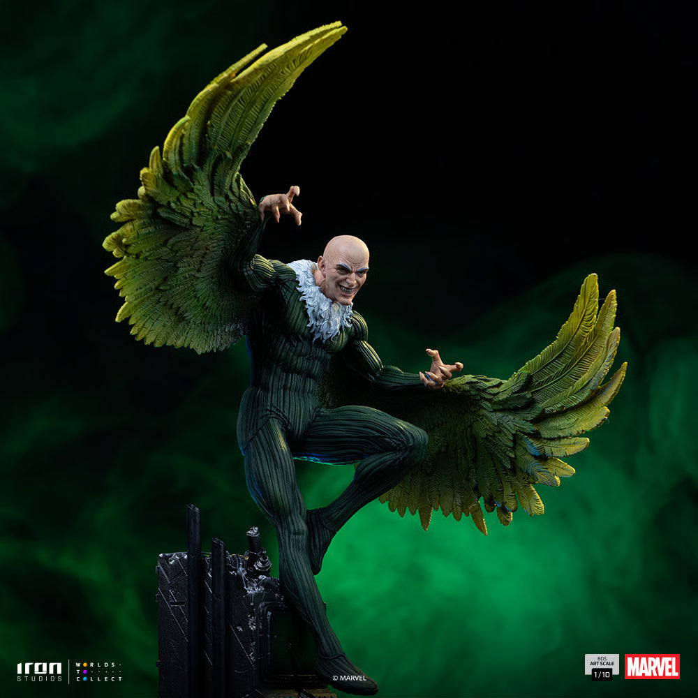 PRE-ORDER  Iron Studios Marvel Comics Vulture Battle Diorama Series Art Scale 1/10th Statue