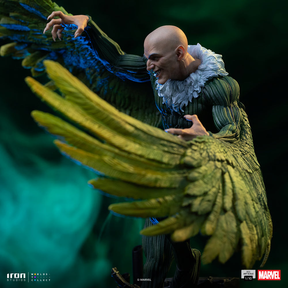 PRE-ORDER  Iron Studios Marvel Comics Vulture Battle Diorama Series Art Scale 1/10th Statue