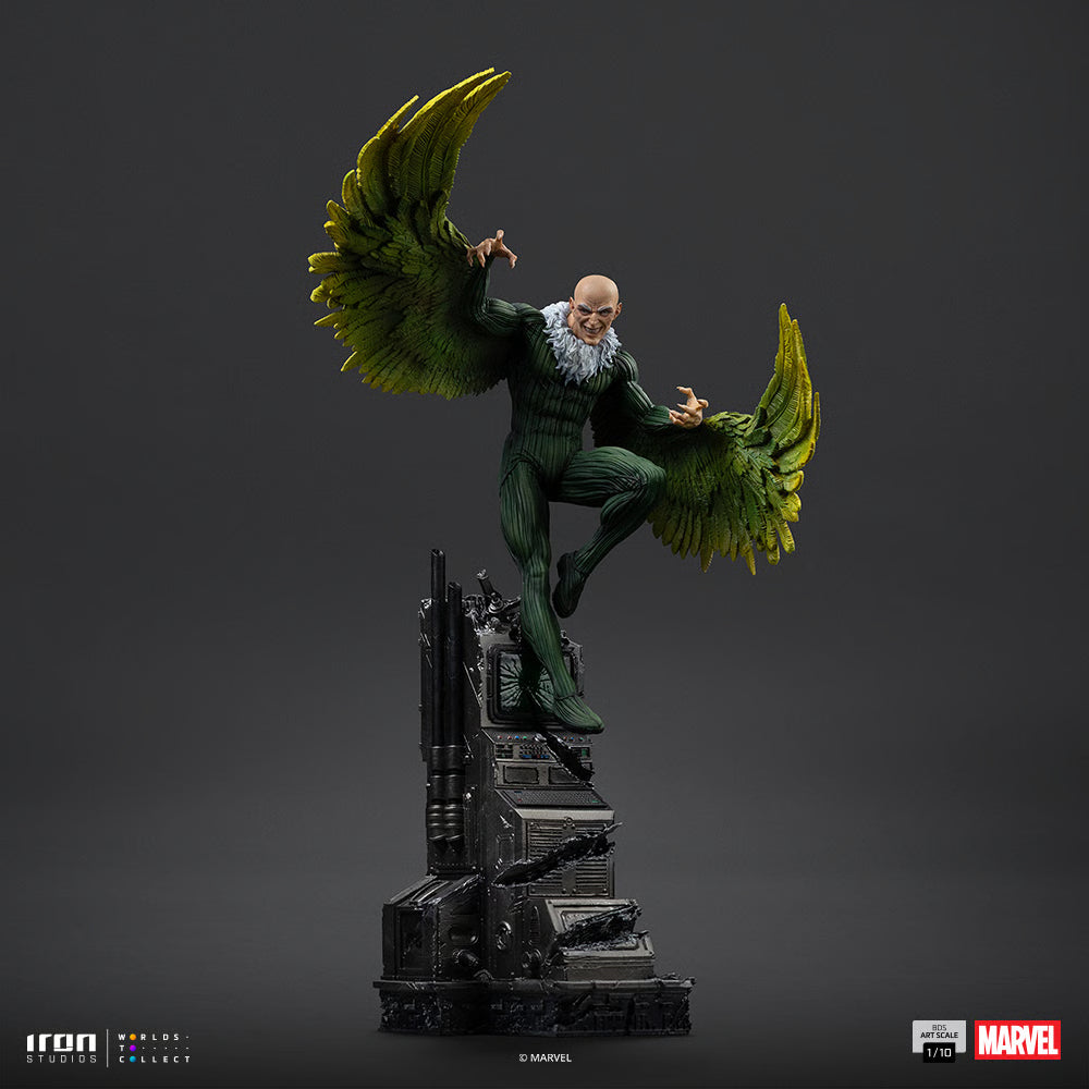 PRE-ORDER  Iron Studios Marvel Comics Vulture Battle Diorama Series Art Scale 1/10th Statue