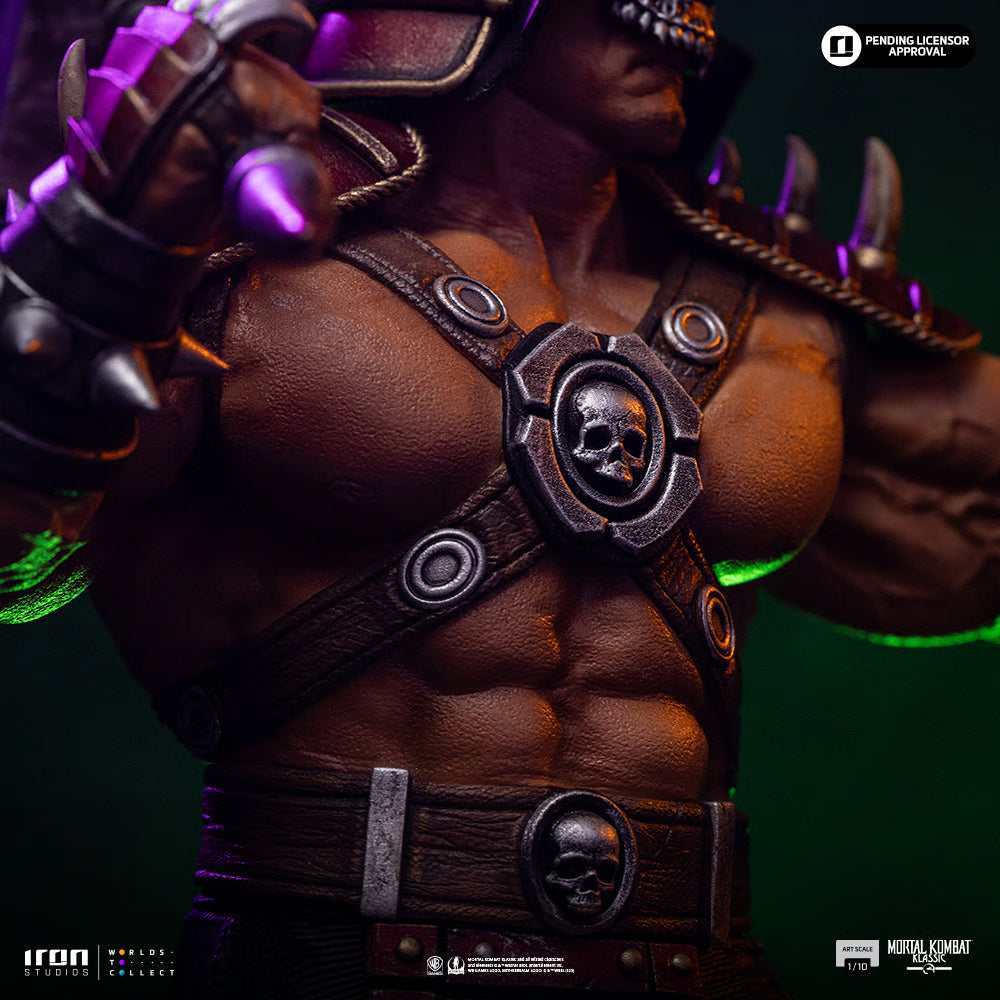 PRE-ORDER Iron Studios Mortal Kombat Shao Kahn, Emperor of Outworld Art Scale 1/10th Statue